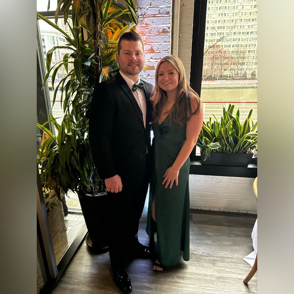 Lulus Perfect Refinement Emerald Satin Pleated Ma… - image 1